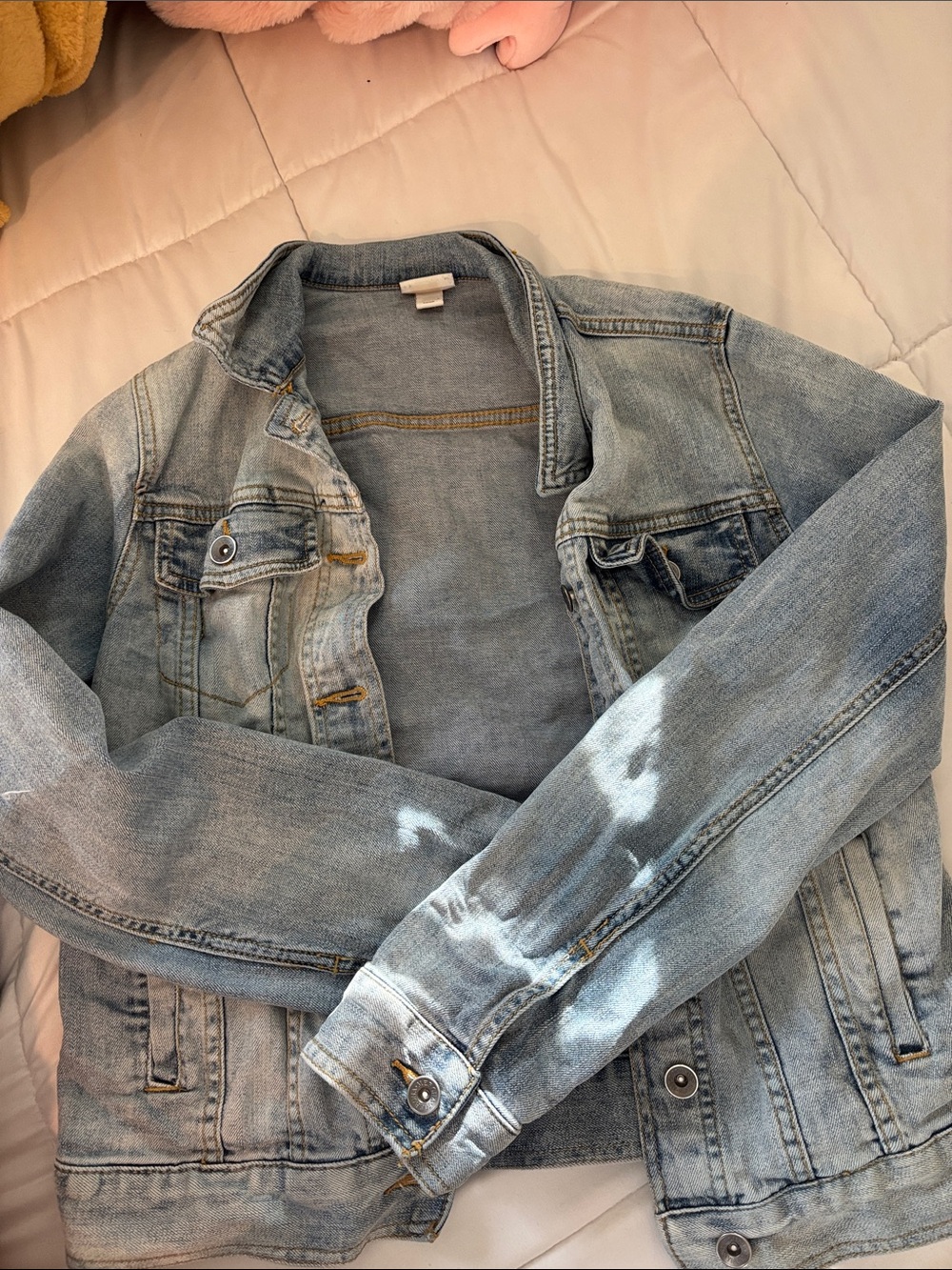 Merona Light Wash Denim Jacket - Light Blue